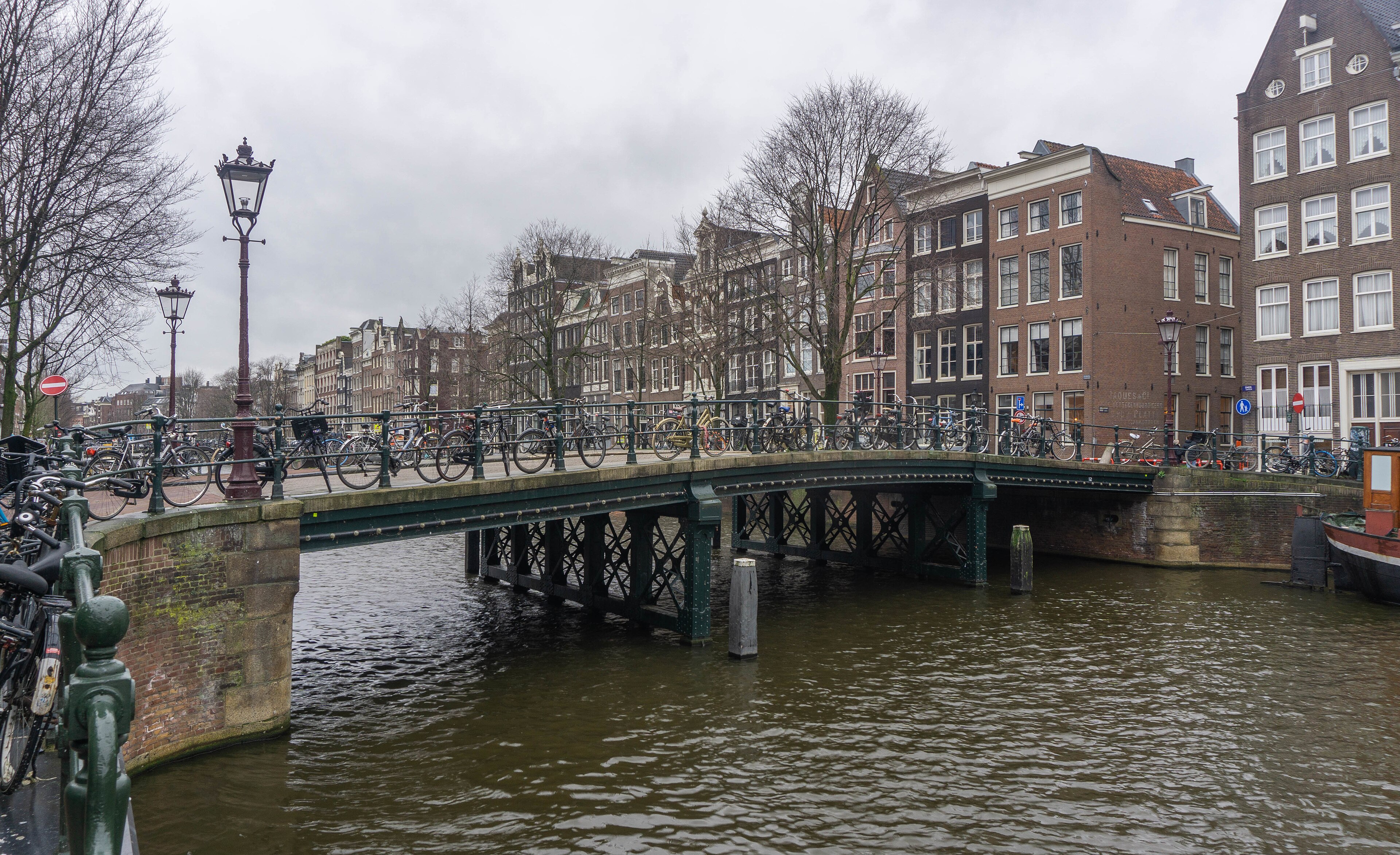 Amsterdam bicycles canal