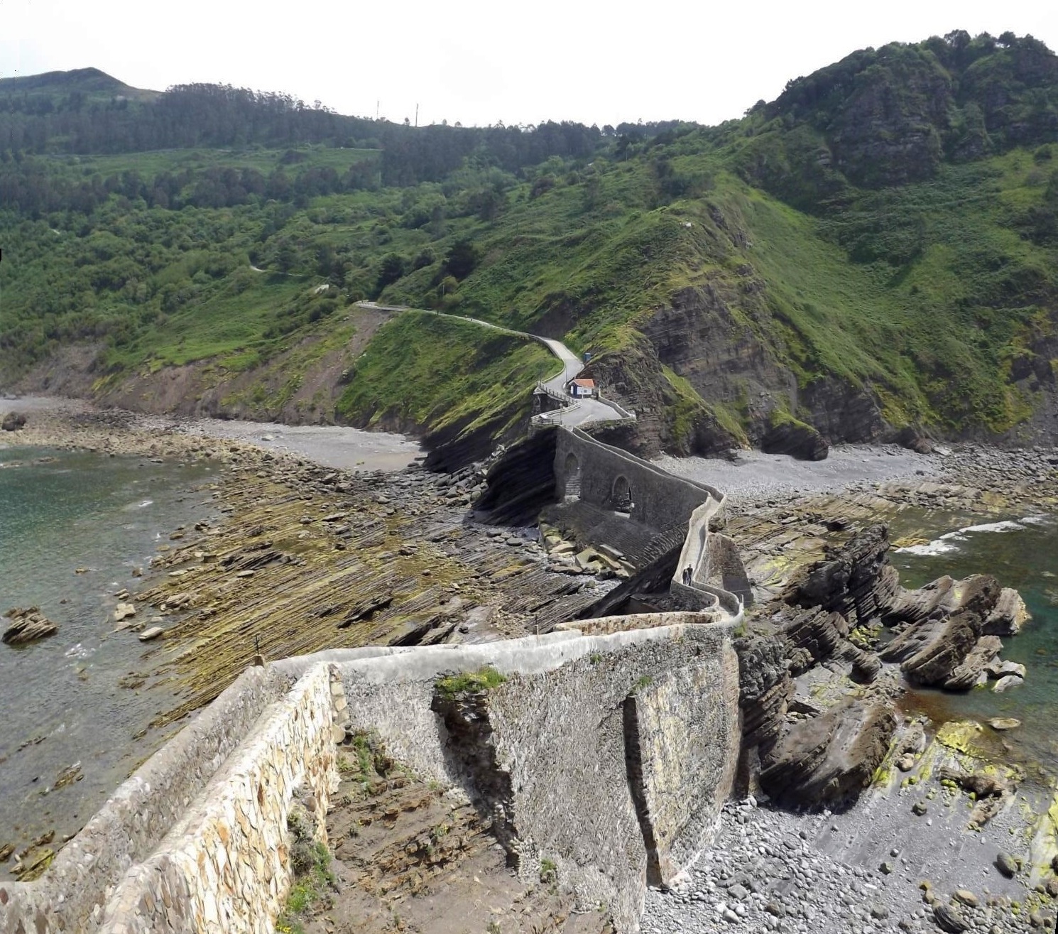 Weg zur Insel Gaztelugatxe