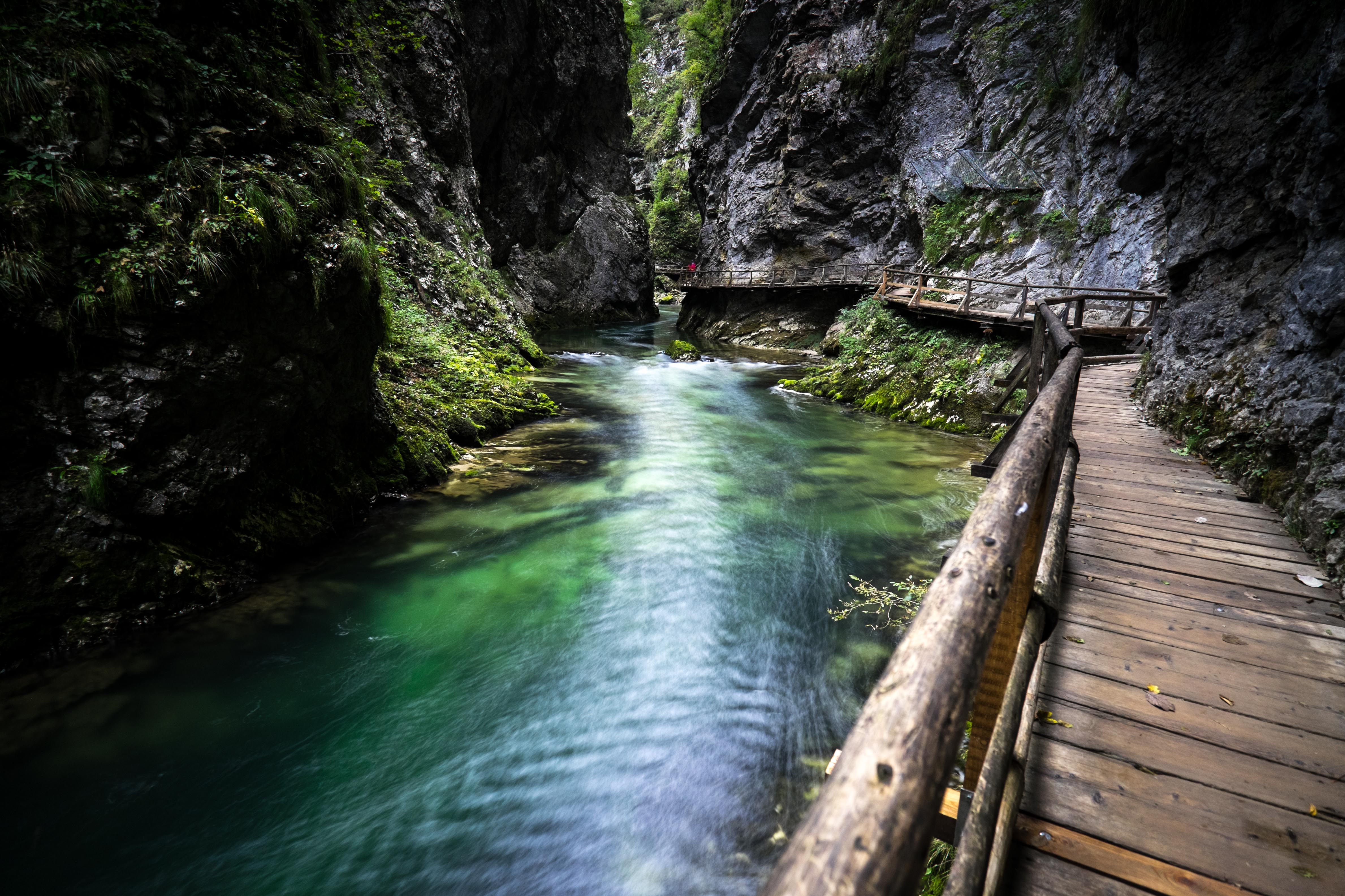 Vintgar-Klamm bei Bled in Slowenien
