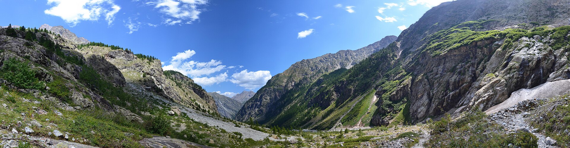 Blick zum Glacier Blanc im Écrins