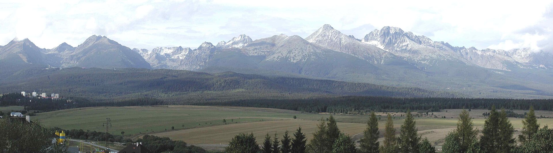 Panorama der Hohen Tatra