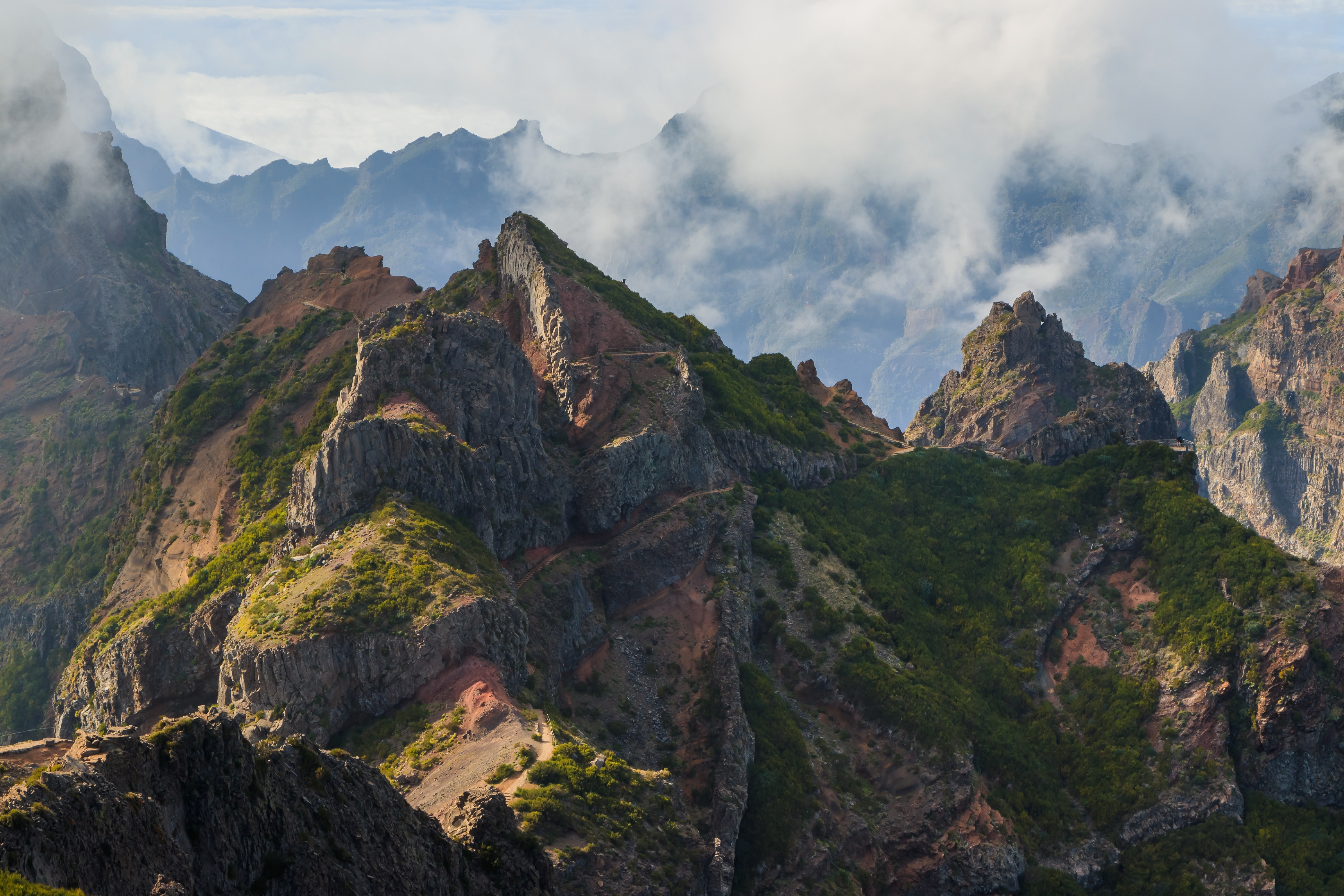 Blick vom Pico do Arieiro auf Madeira