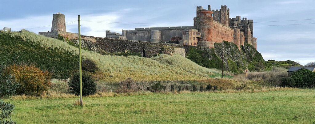 Bamburgh an der Northumberland-Küste