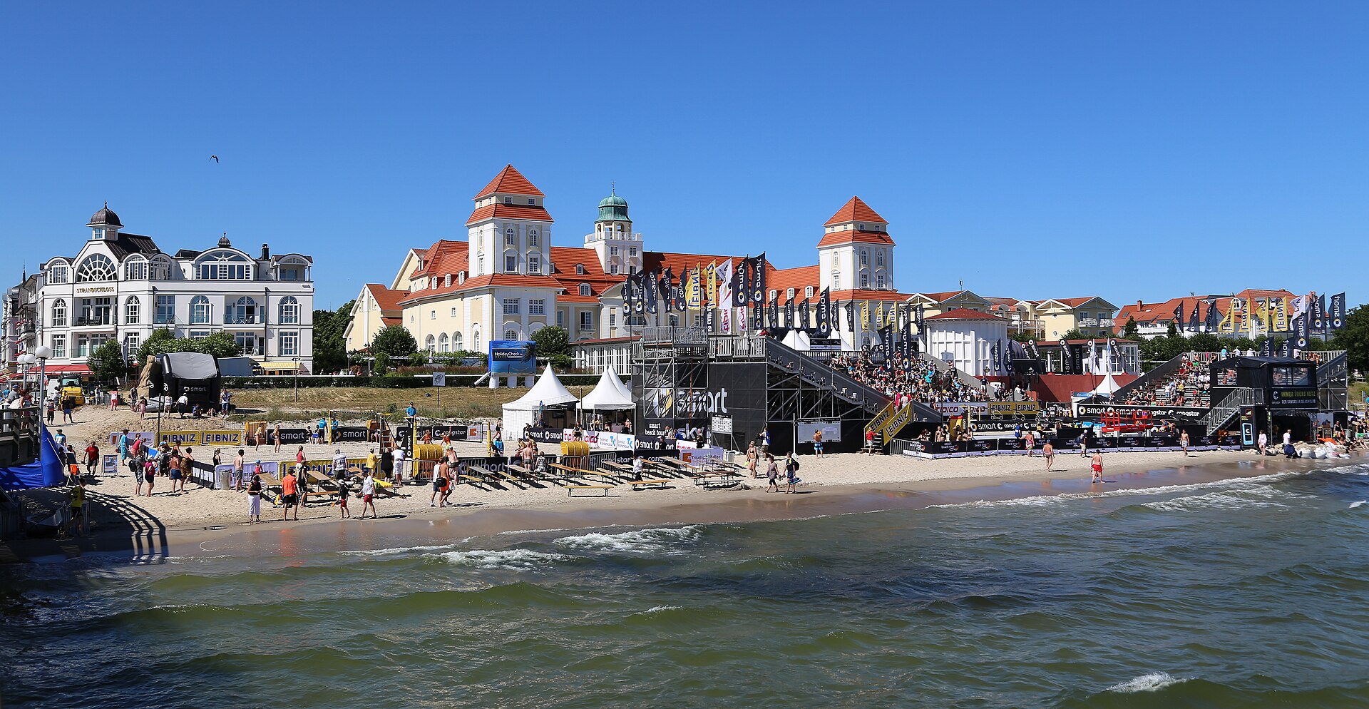 Strand von Binz auf Rügen