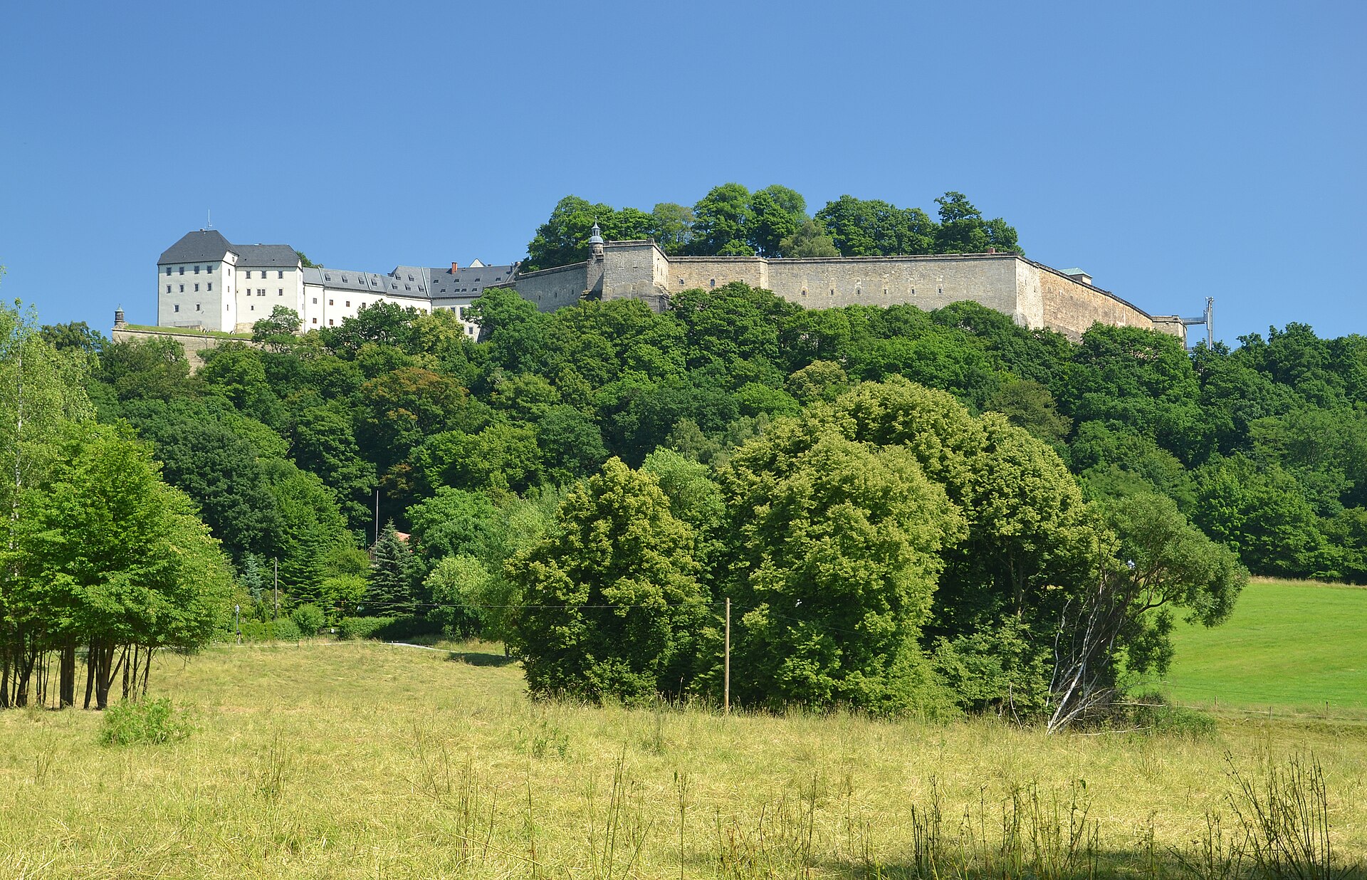 Festung Königstein im Elbtal